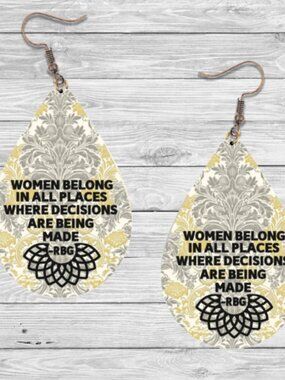 RBG: Womens Rights Earrings